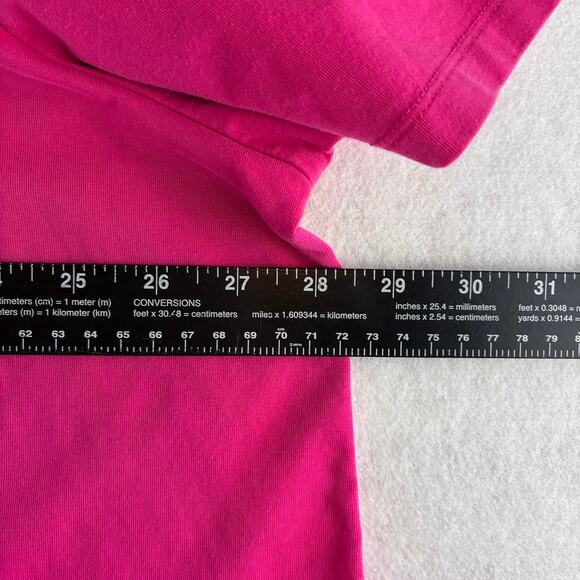 Cathrine's Suprema Collection V-neck Top 3X Plus 26/28W Hot Pink Modest Comfort - Picture 7 of 11